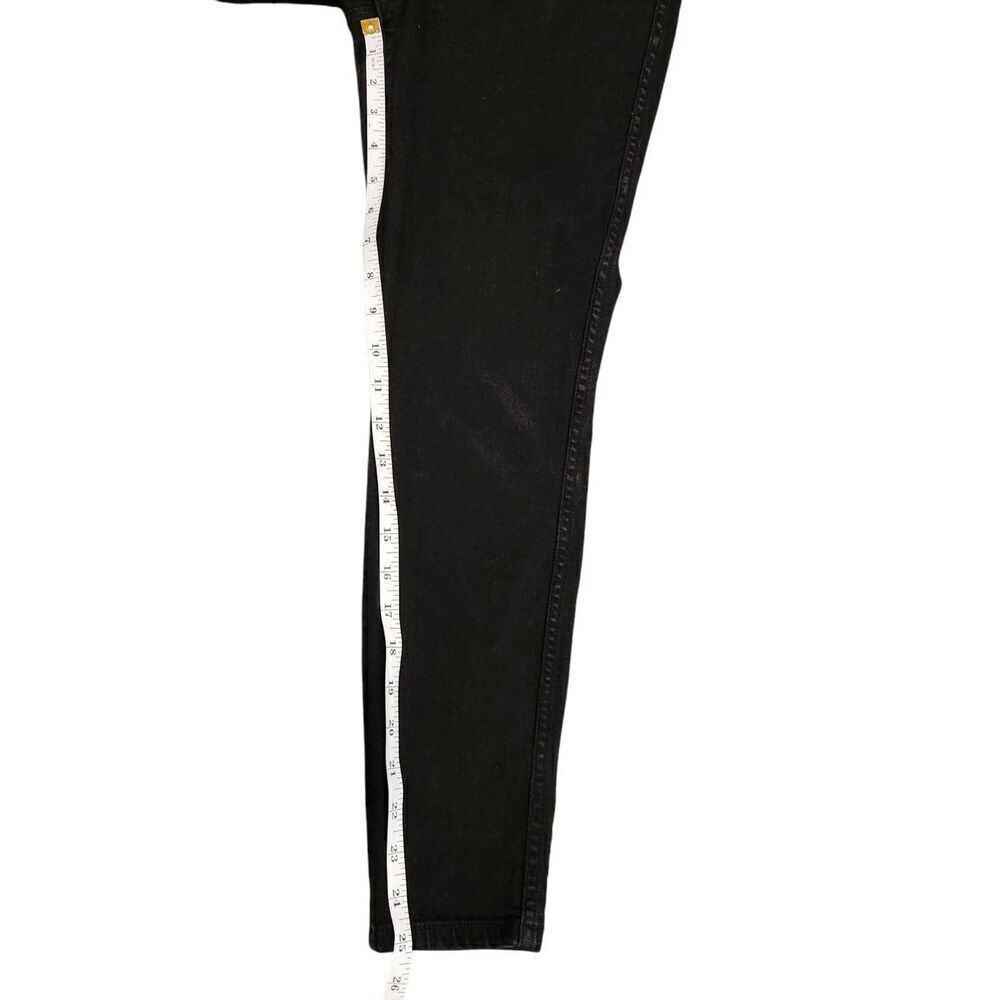 Spanx jeggings size medium petite black stretch tapered with back pockets - Picture 3 of 10